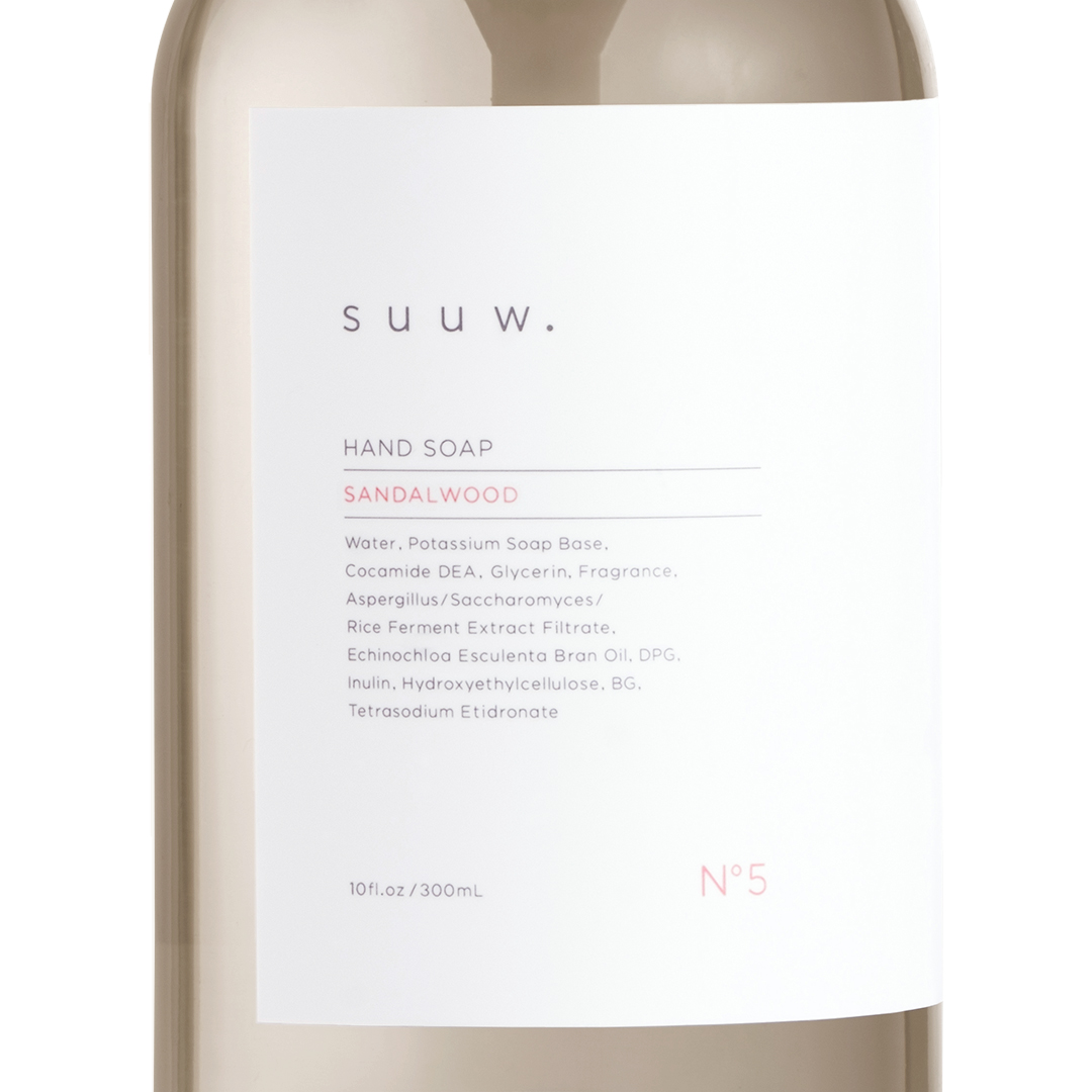 ハンドソープ N°5 SANDALWOOD | suuw. [スゥドット]